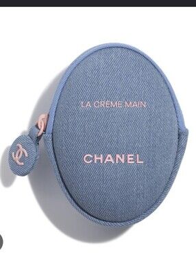 🌜 NWoT 🌛CHANEL Denim-Style Handcream Pouch